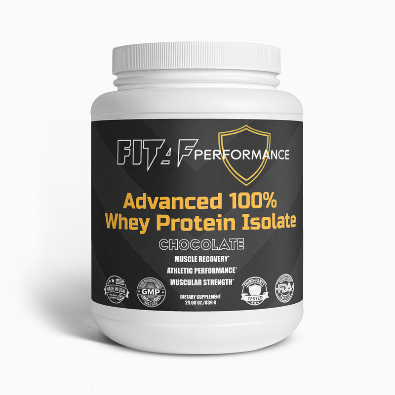 100% Whey Protein Isolate Chocolate | Lean Protein Powder | FitAF